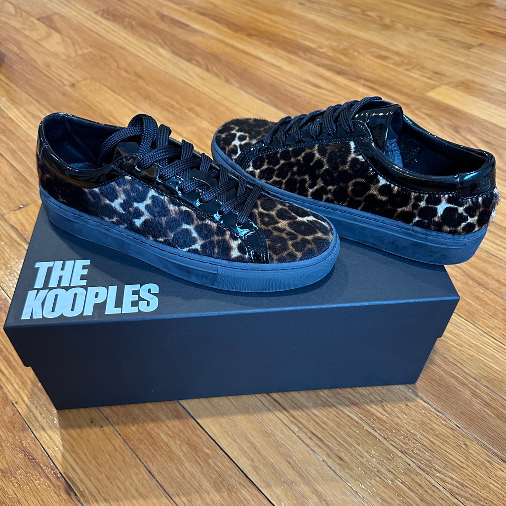 The Kooples Leather Sneaker 38